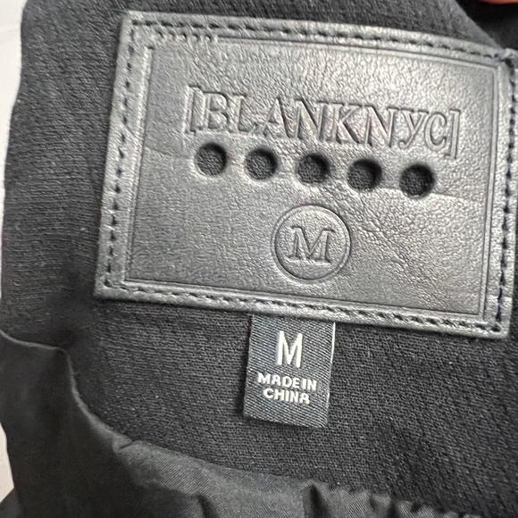 Blank NYC Moto Jacket Black NEW - Picture 4 of 9
